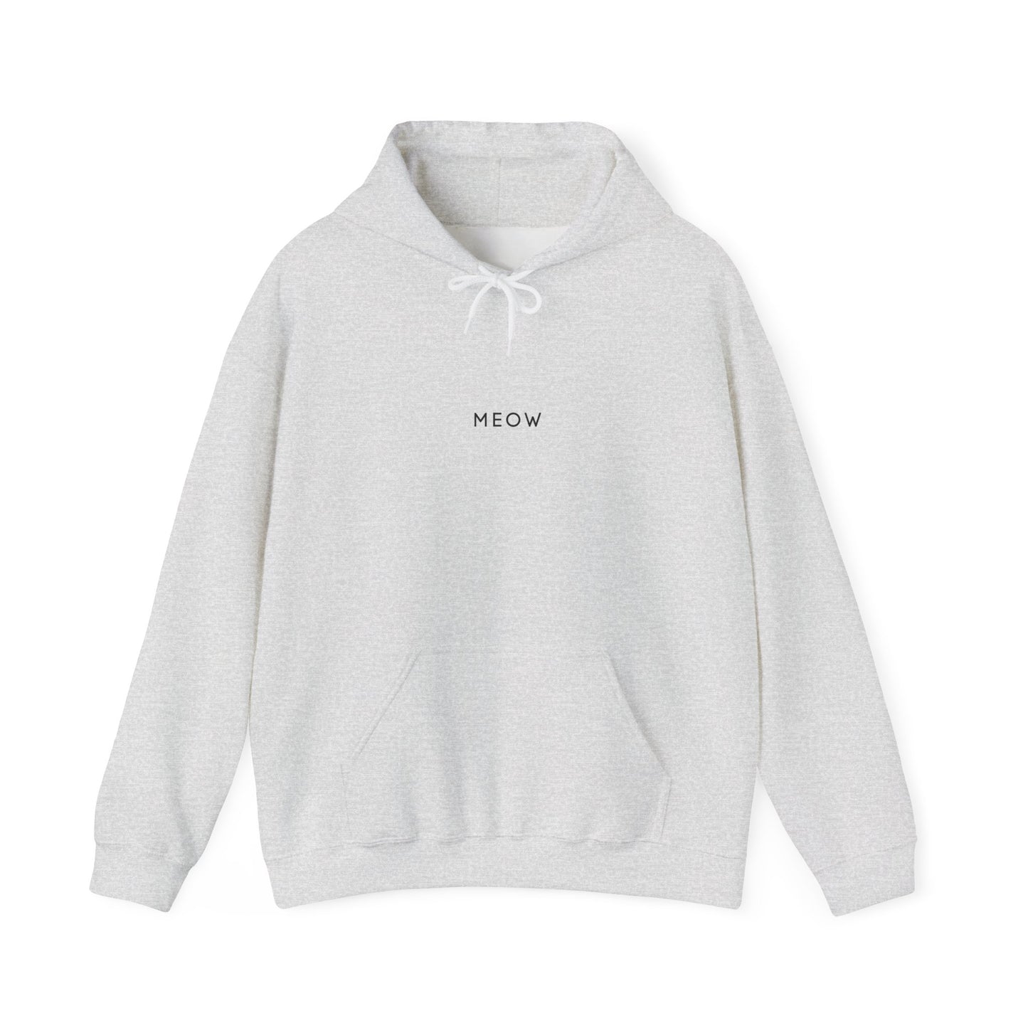 Meow Hoodie Cat Lovers Sweatshirt