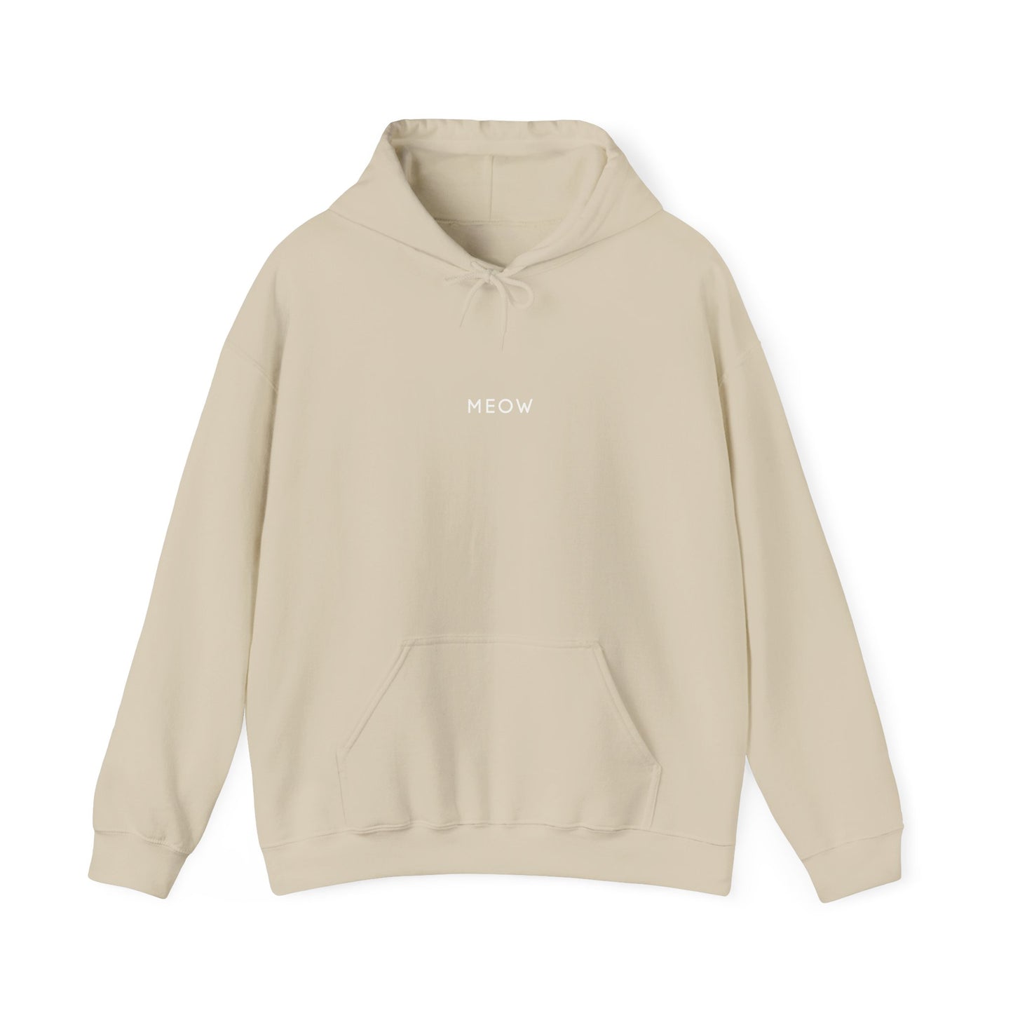 Meow Hoodie Cat Lovers Sweatshirt