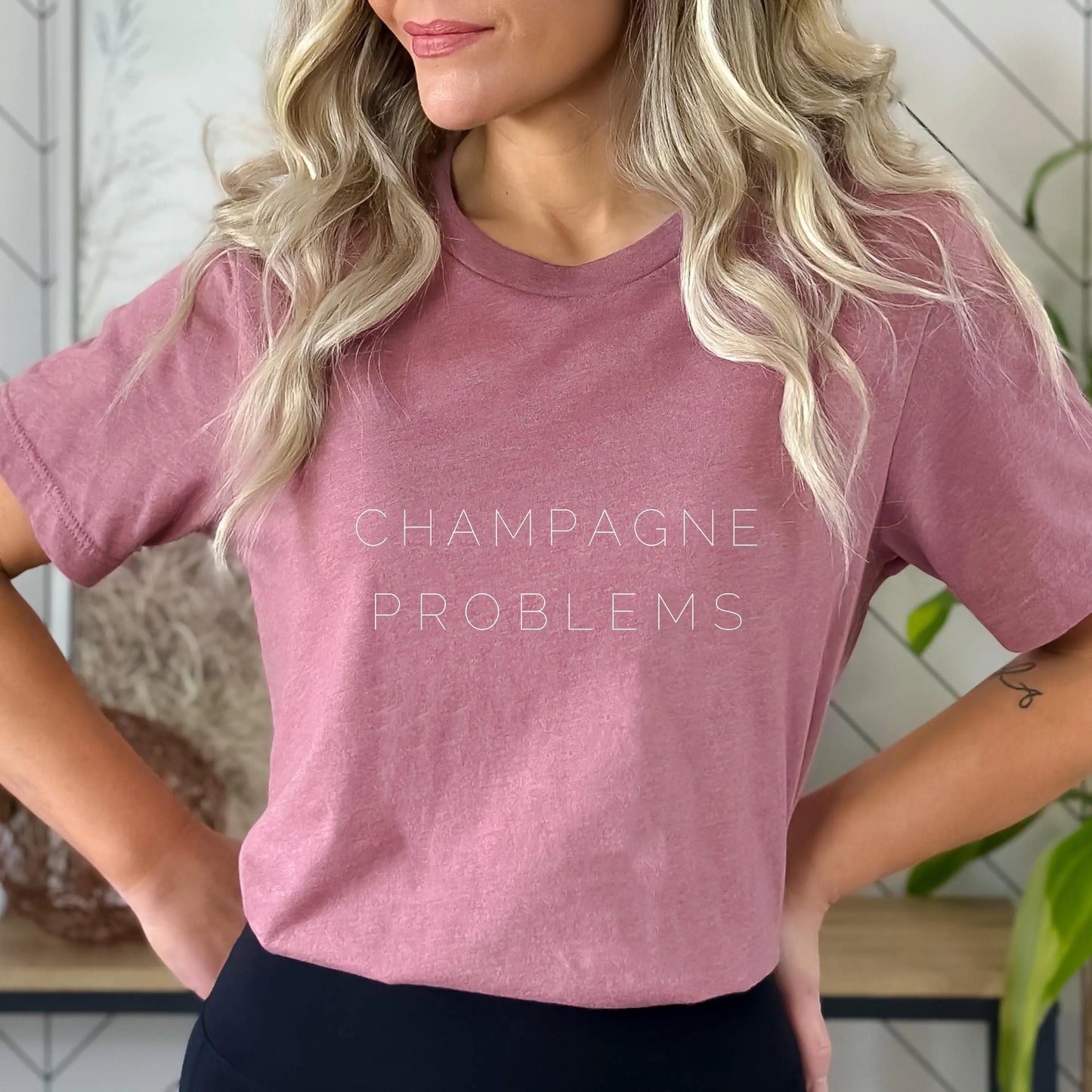 pink champagne shirt champagne problems