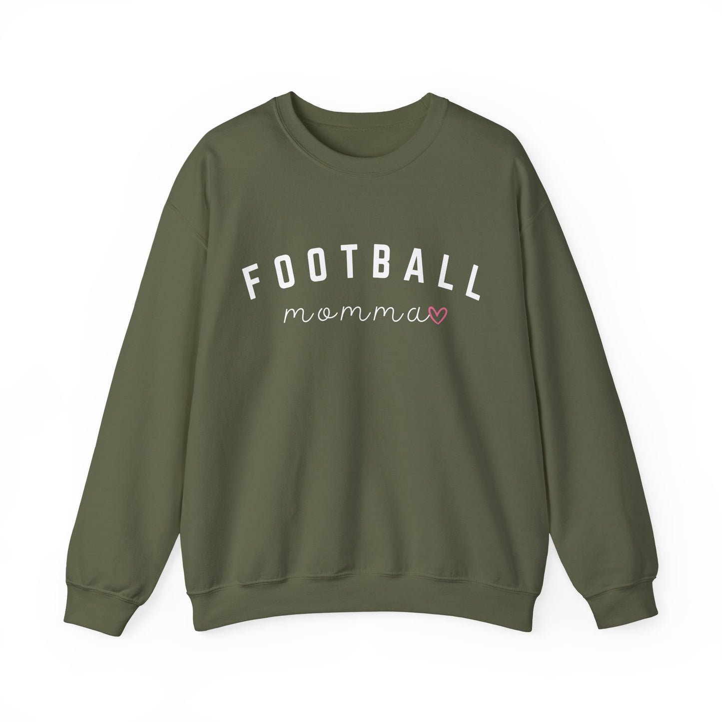 football mom sweatshirt army green