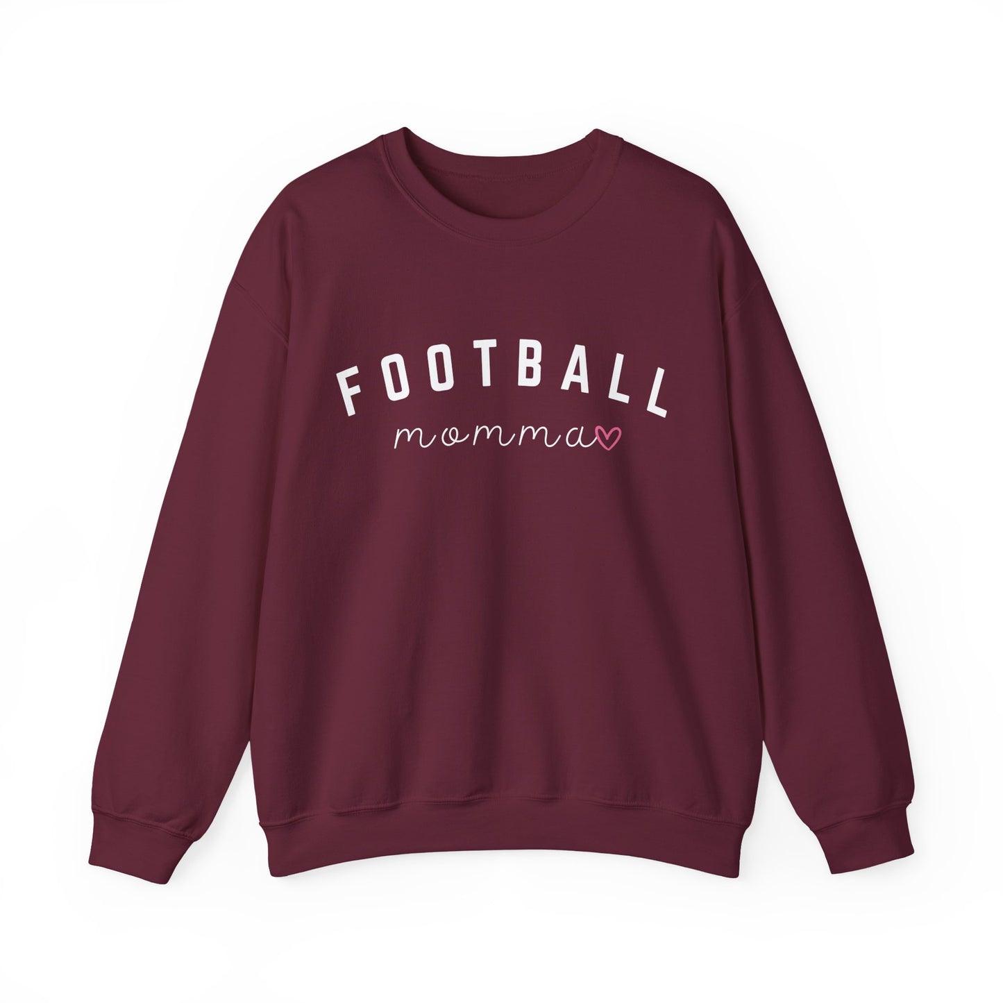 football mom sweatshirt maroon