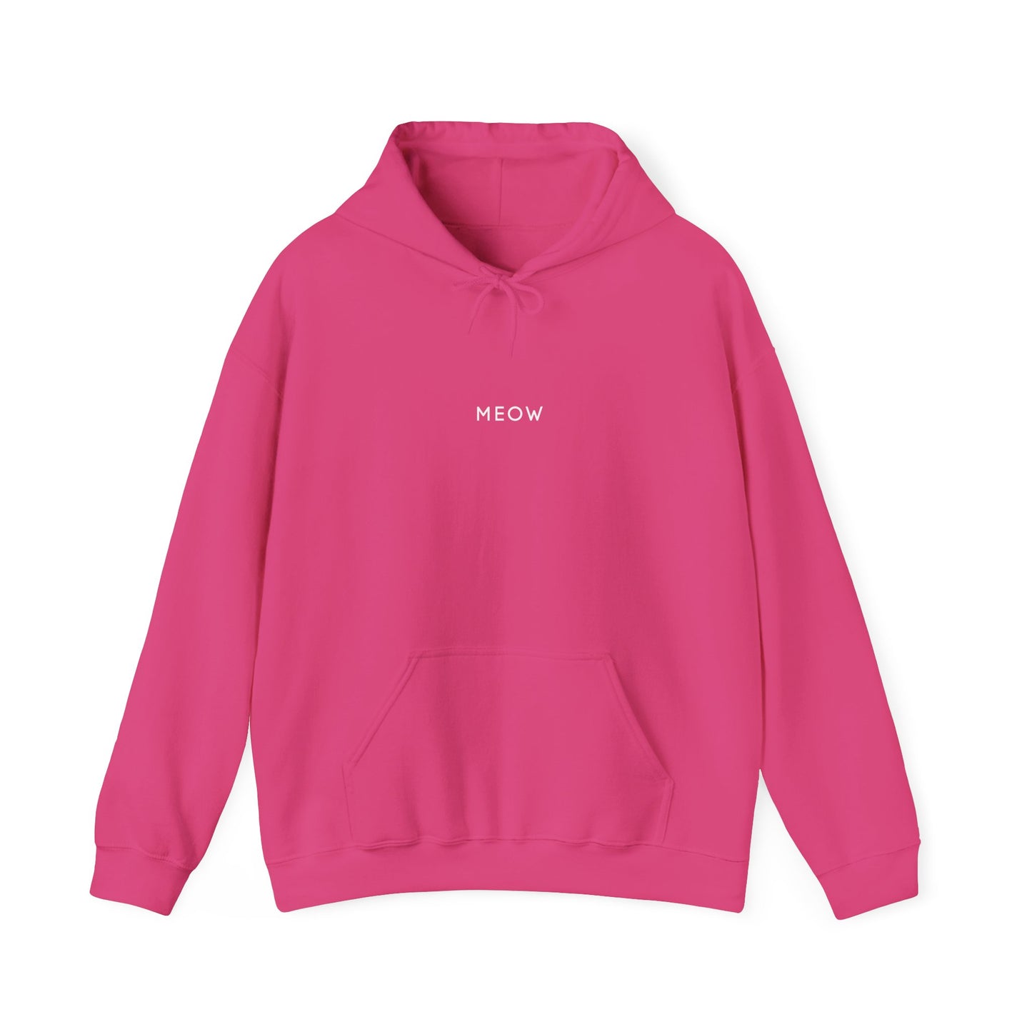Meow Hoodie Cat Lovers Sweatshirt