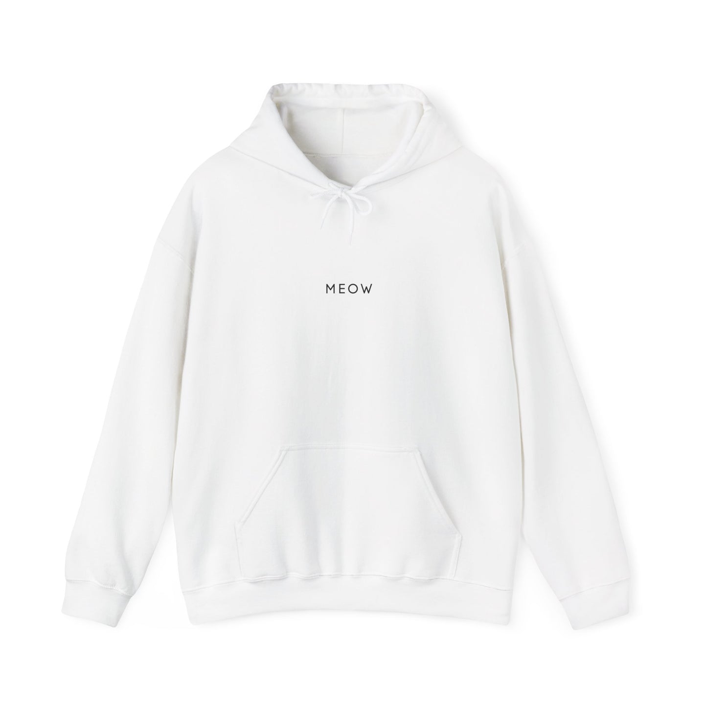 Meow Hoodie Cat Lovers Sweatshirt
