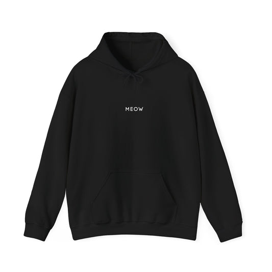 Meow Hoodie Cat Lovers Sweatshirt
