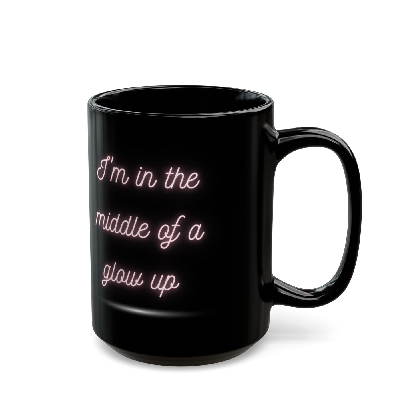 Glow Up Coffee Mug - Black