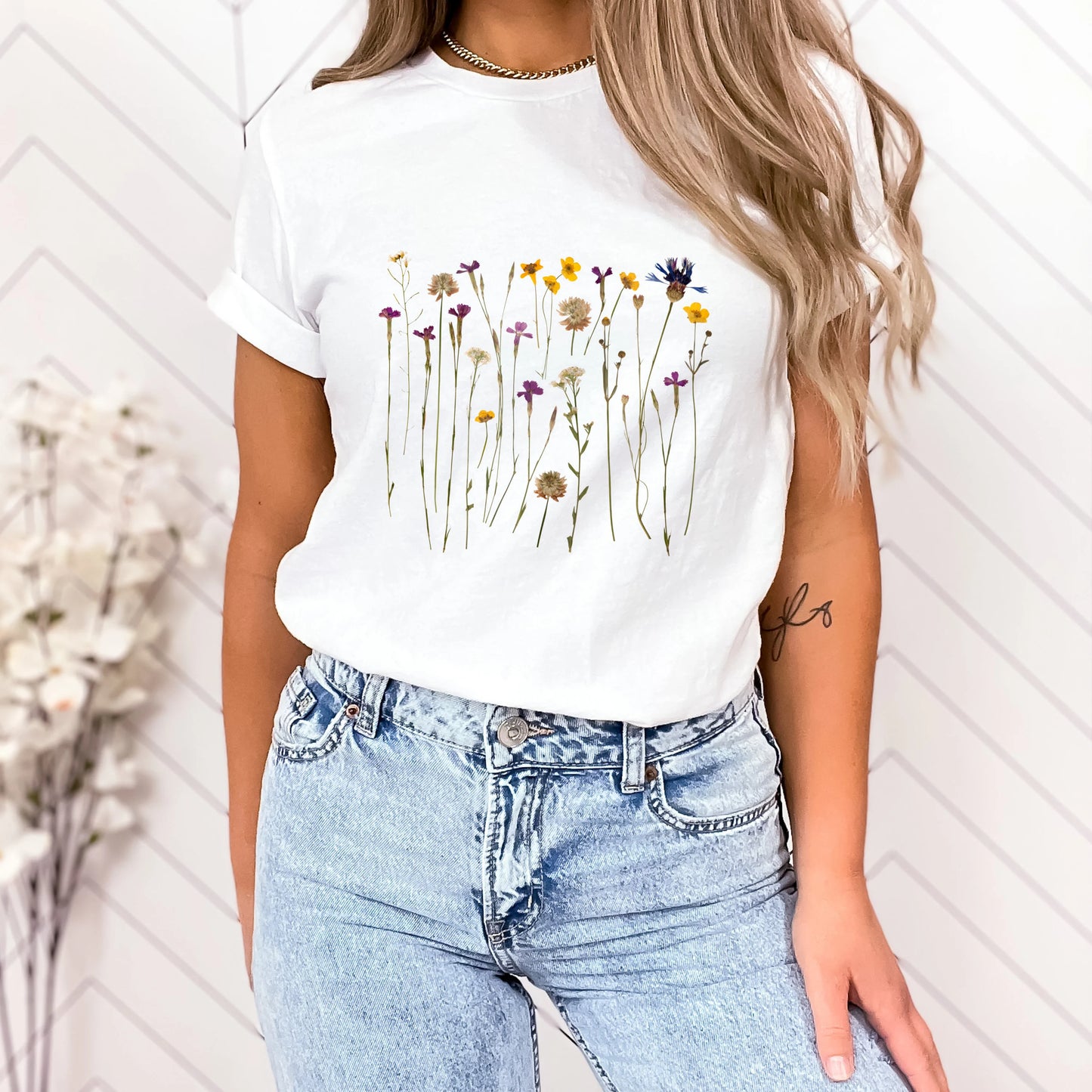 pressed flowers gift