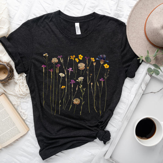 floral graphic tee