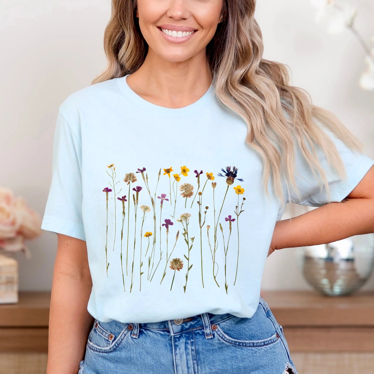 floral tshirt