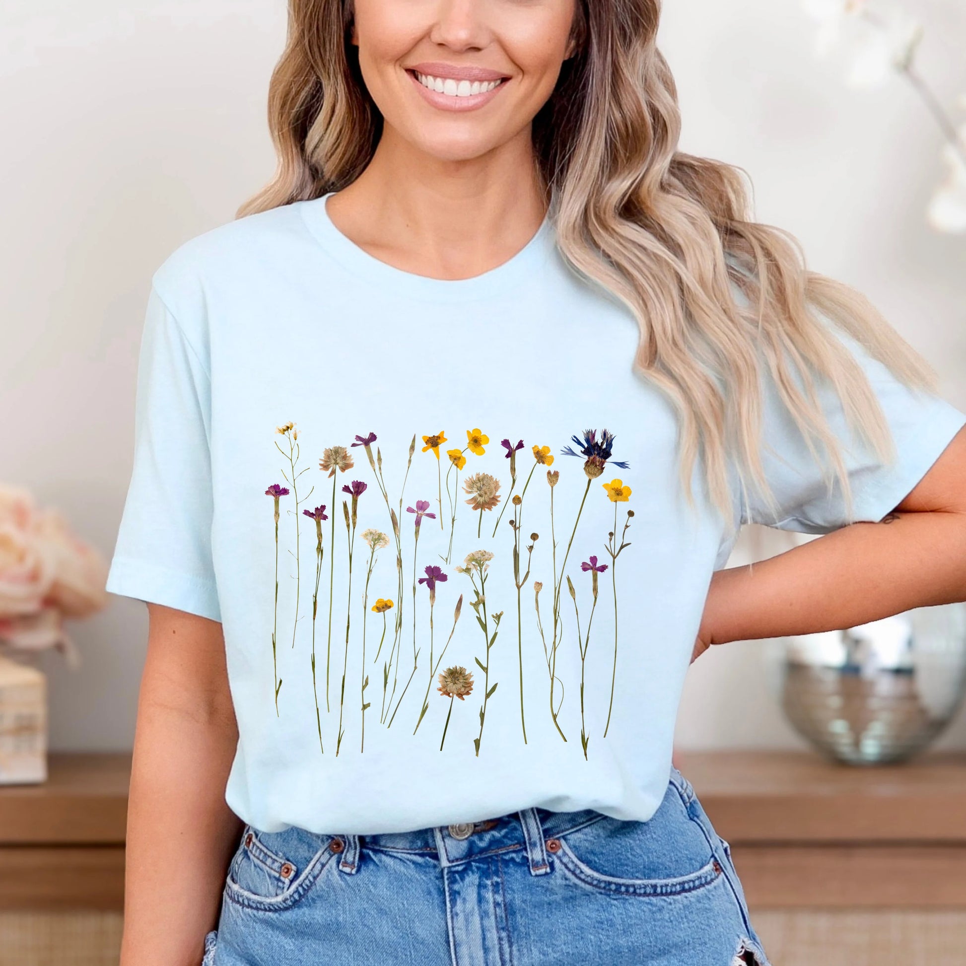 floral tshirt