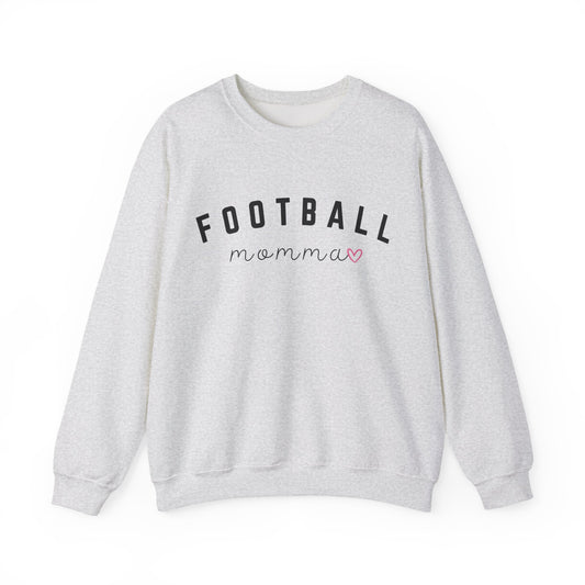 football momma sweatshirt gray